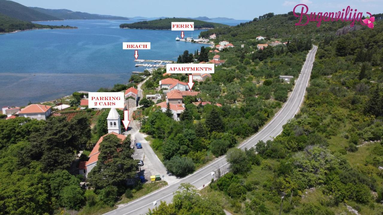 Apartmani Bugenvilija Brbinj ภายนอก รูปภาพ